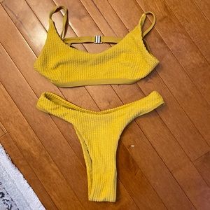 Peppermayo yellow bikini